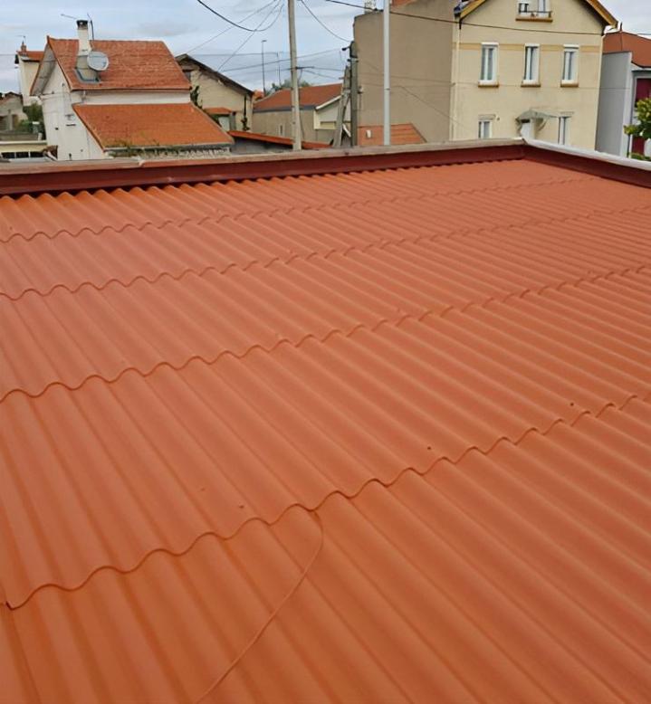 Après la pose de couverture Montluçon